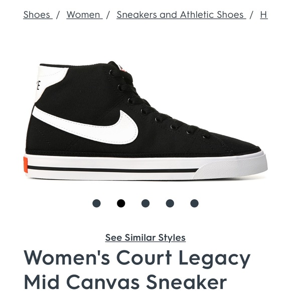 Shoes - Nike Womens Court Canvas Sneaker Size 11